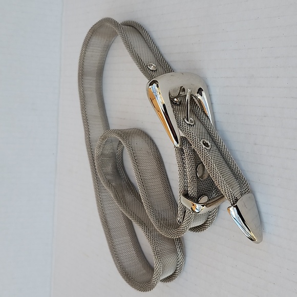 VTG METAL MESH SILVER TONE BELT - Picture 9 of 9